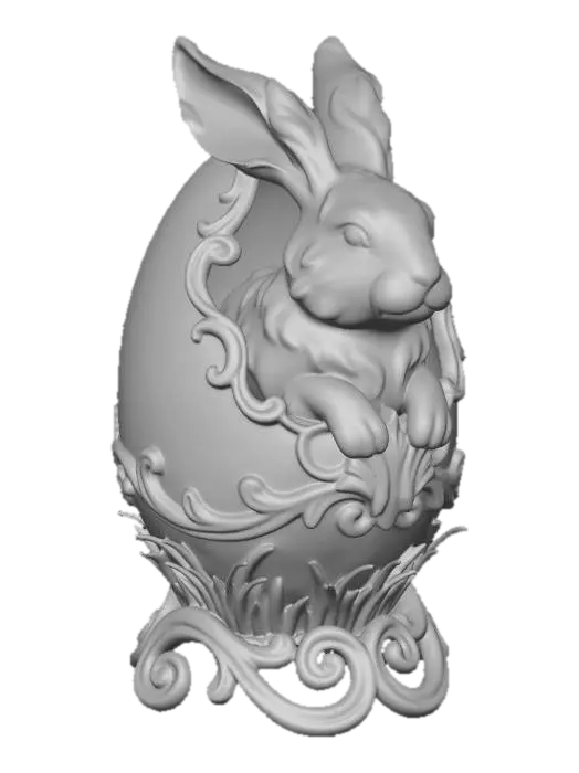 3D model for Golden Egg Bunny, #EasterEgg2026#