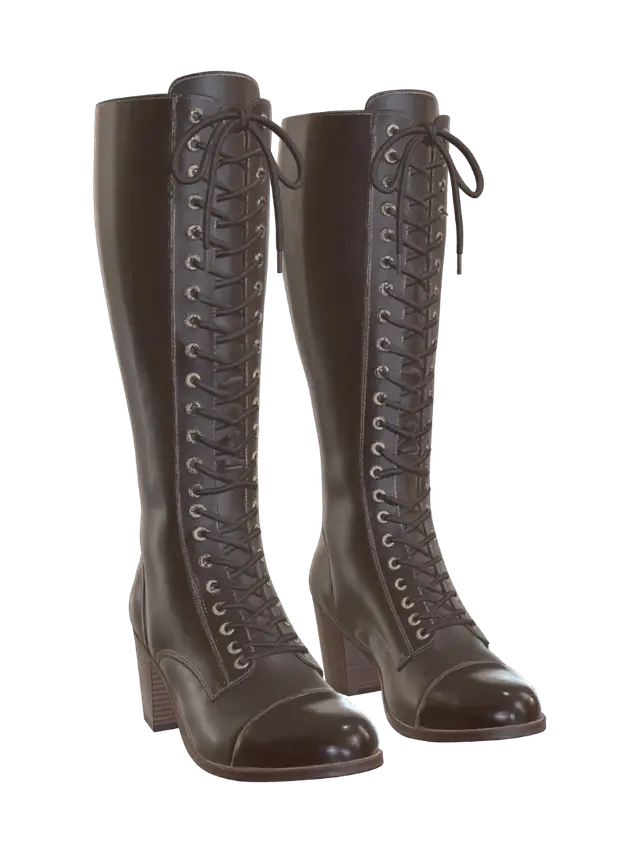 Knee High Boots... Finally Mine! - Shoe 3D model, vytvořený pomocí AI