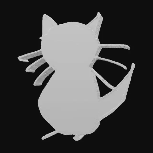3D model for Whisker Doodle, #SketchTo3D#