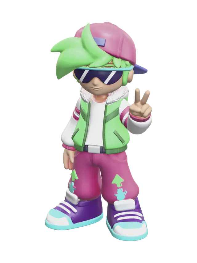 3D model for Modern Bf Fnf