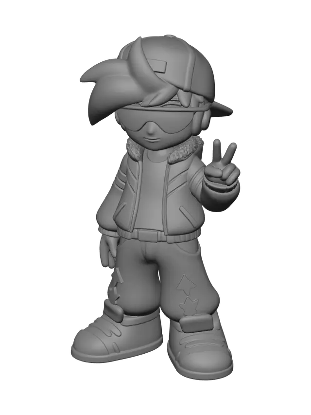 3D model for Modern Bf Fnf