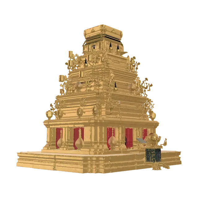 3D model for Gilded Pagoda