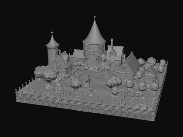 3D model for Roundkeep by the Sea