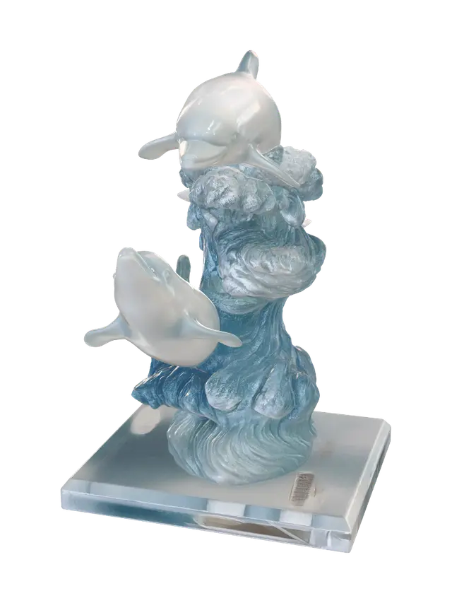 3D model for Dolphins in a Blue Wave