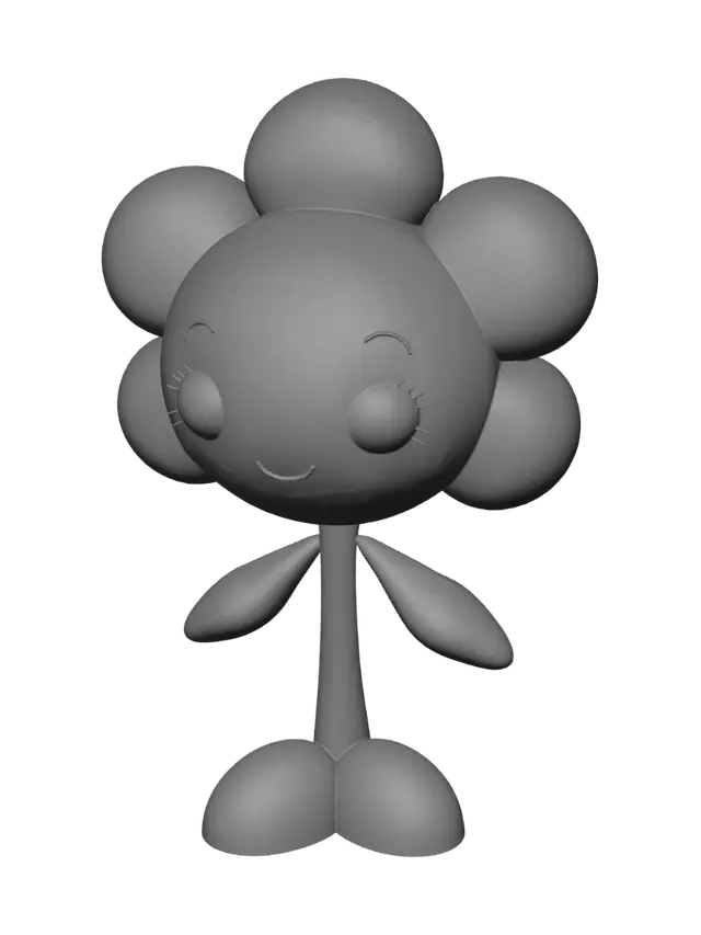 3D model for i want to generate a original unic kawaii flower