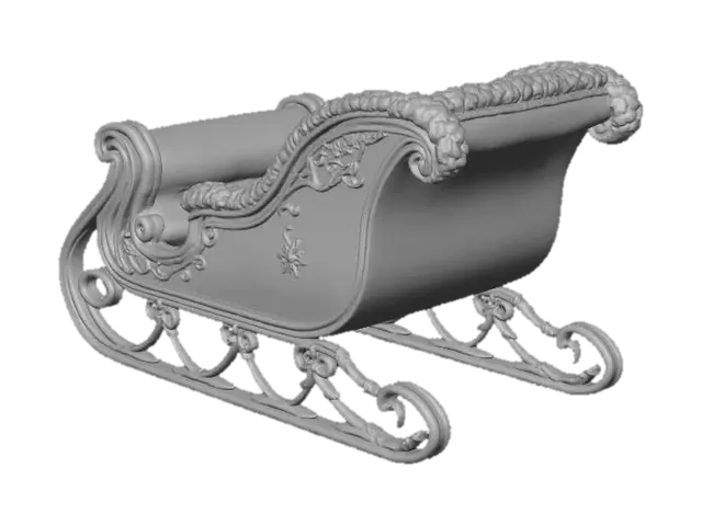 3D model for Holiday Sleigh