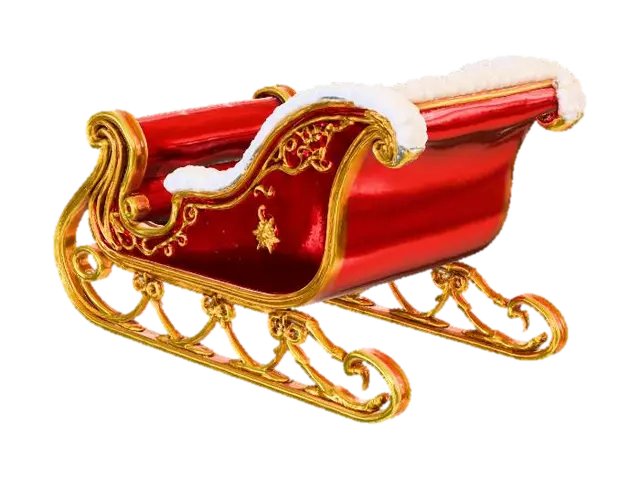 3D model for Holiday Sleigh