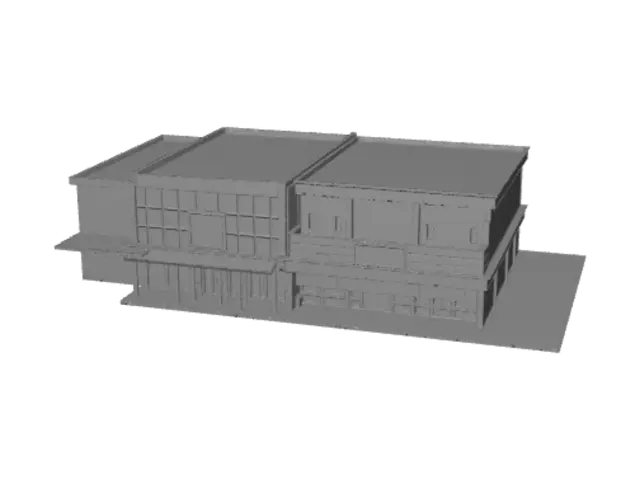 3D model for Alfamart and Indomaret Storefront