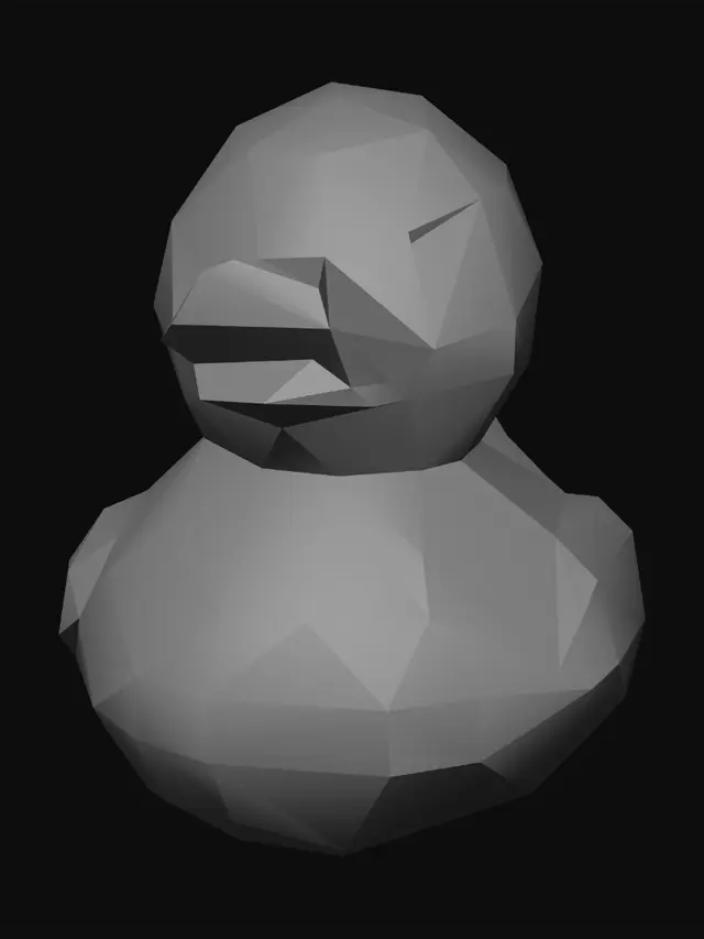 3D model for Yellow Rubber Duck