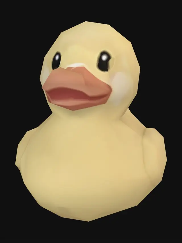 3D model for Yellow Rubber Duck