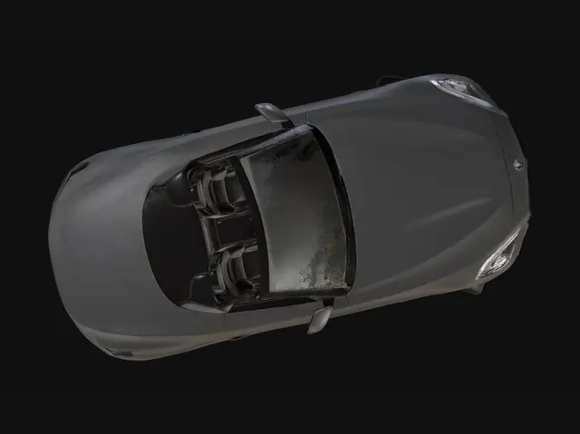 3D model for Matte Silver BMW Z4 Roadster