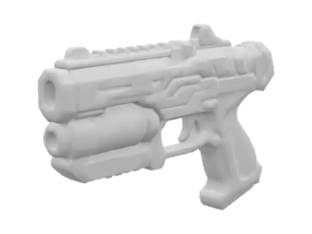 3D model for Cyber Pulse Pistol