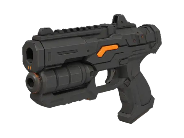 3D model for Cyber Pulse Pistol