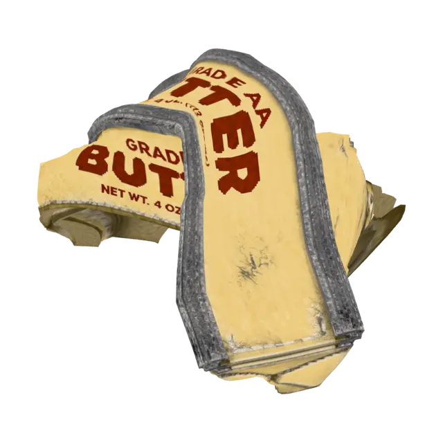 3D model for Vintage Butter Crate
