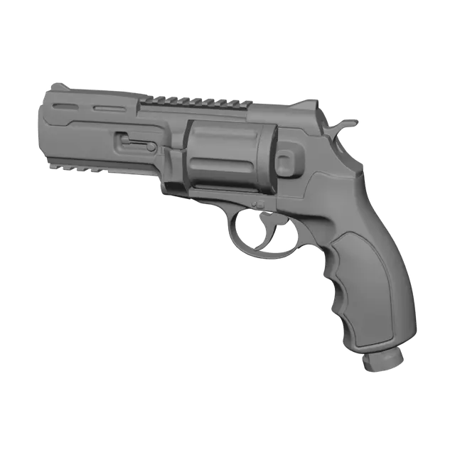 3D model for Realistic 50 Cal Revolver