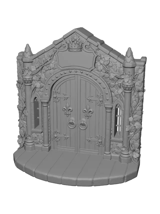 3D model for Queens Palace Gate