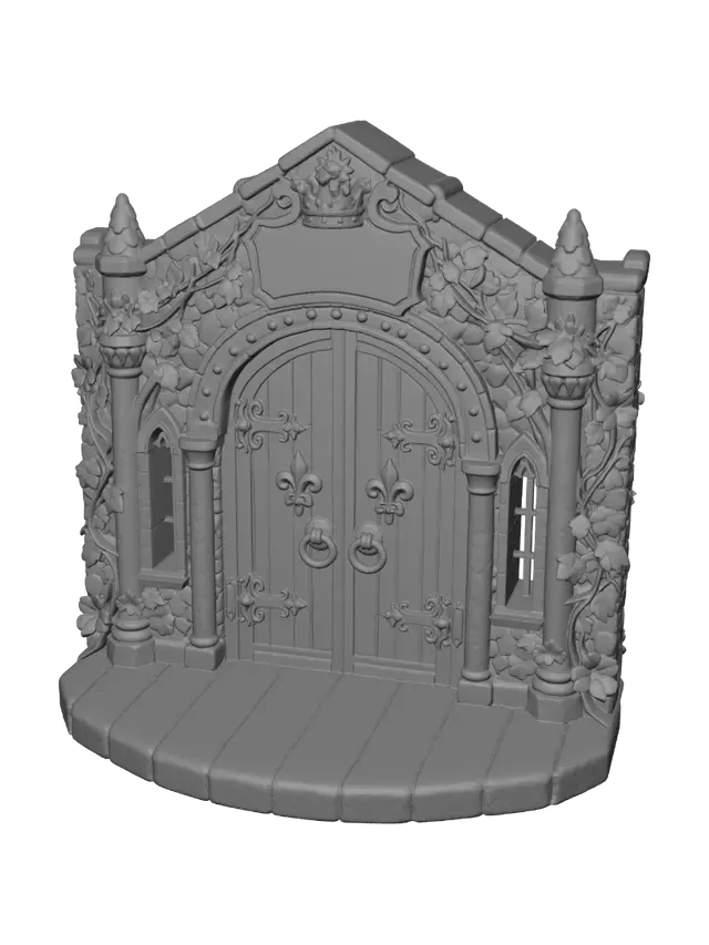 3D model for Queens Palace Gate
