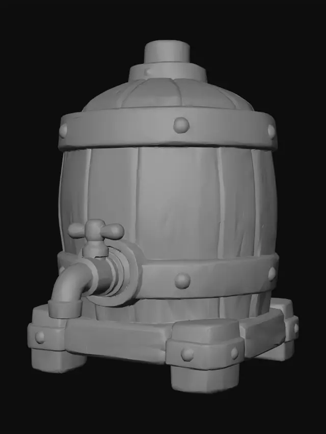 3D model for Golden Barrel Tap