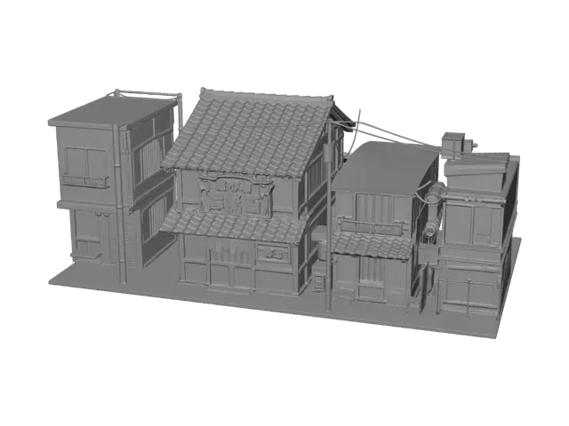 3D model for Neon Izakaya by Night