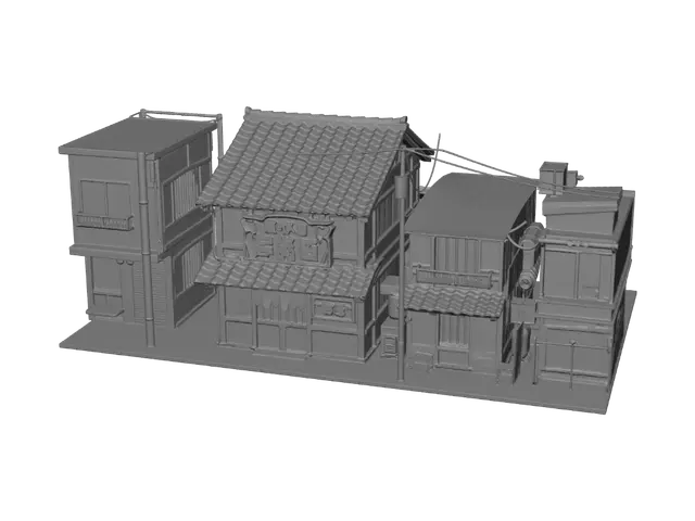 3D model for Neon Izakaya by Night