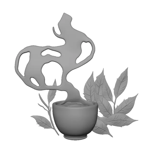 3D model for Pink Tendrils in a Pot