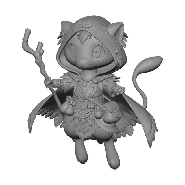 3D model for Leafcloak Forest Mage