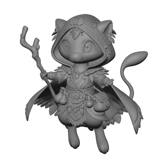 3D model for Leafcloak Forest Mage