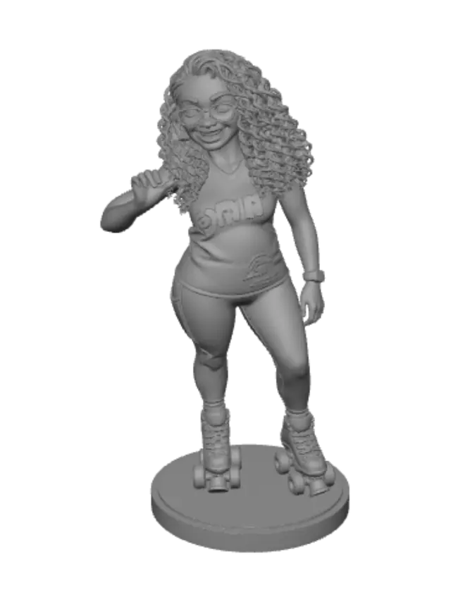 3D model for All-Star Roller Girl