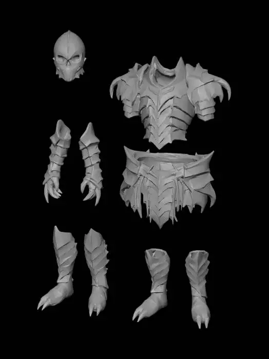 3D model for Skullbound Warplate