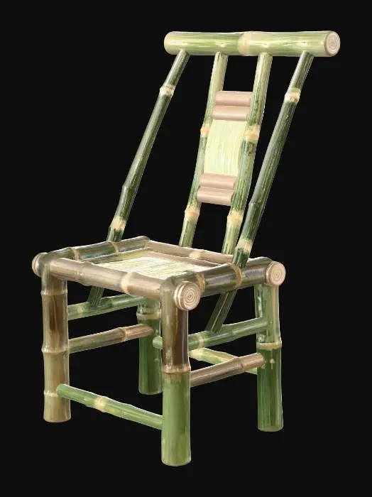 3D model for Bamboo chair