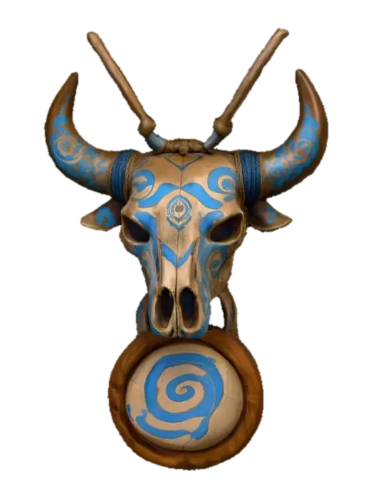 3D model for Bull Skull Emblem