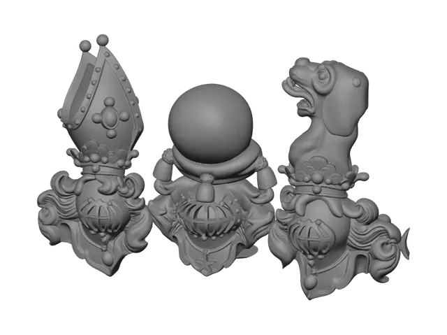 3D model for Trio of Royal Relics