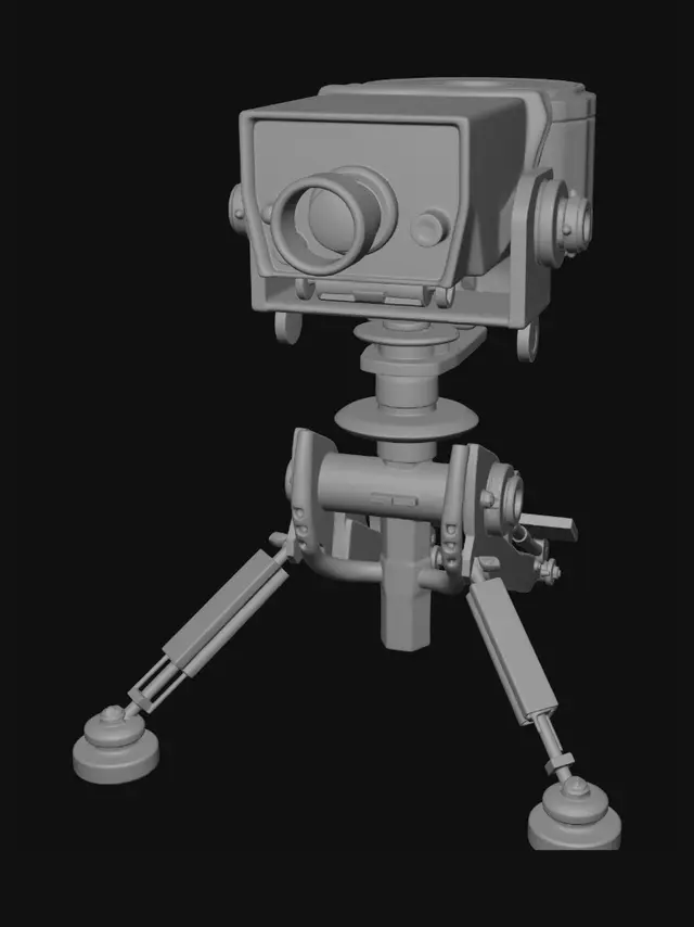 3D model for Red Camera on Tripod