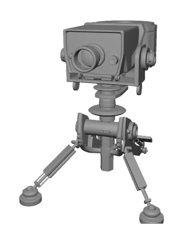 3D model for Red Camera on Tripod