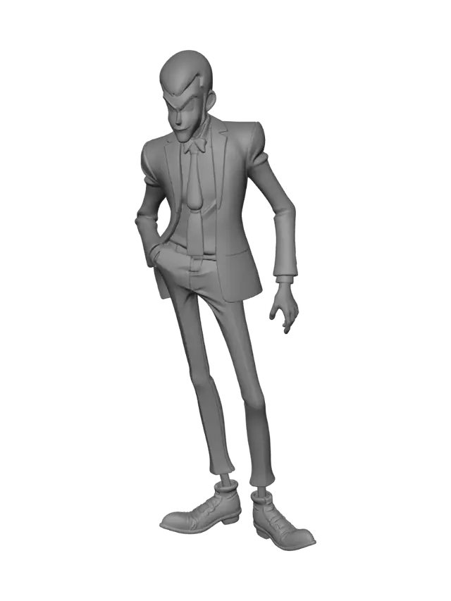 3D model for Red Jacket Gentleman