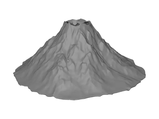 3D model for Volcan