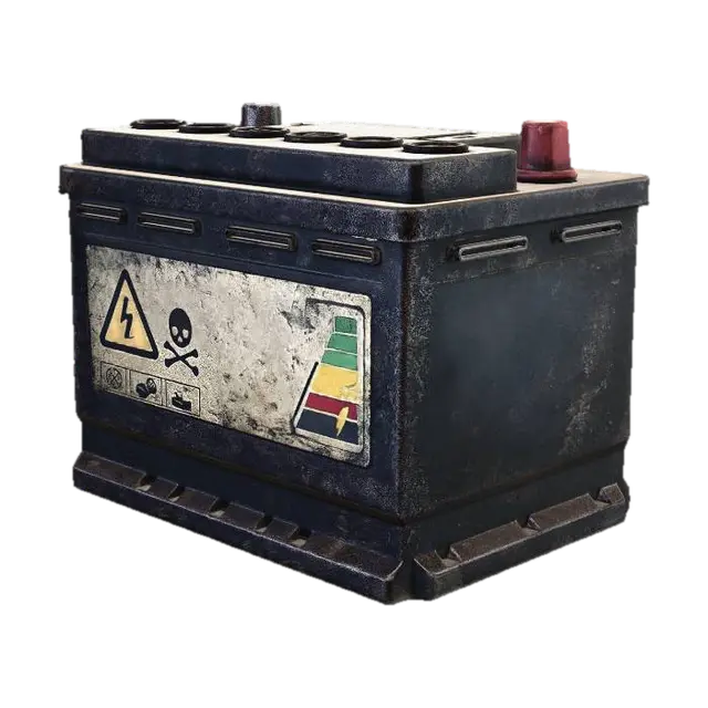 Modello 3D Abandoned Lead-Acid Battery - Leadacid, generato dall’IA
