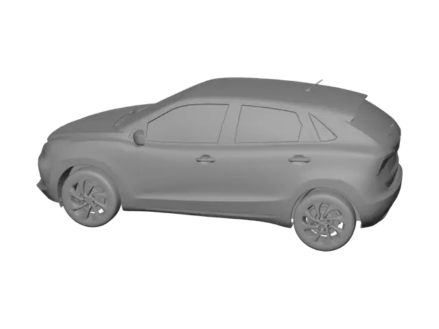 3D model for Silver Suzuki Baleno at Chandia Automotriz dealership
