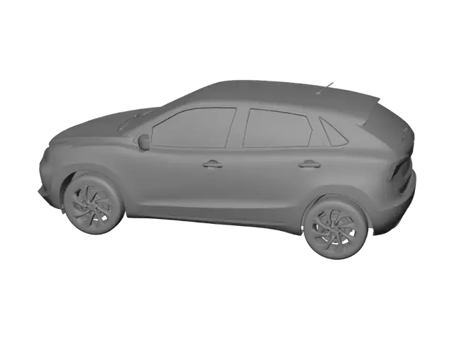 3D model for Silver Suzuki Baleno at Chandia Automotriz dealership