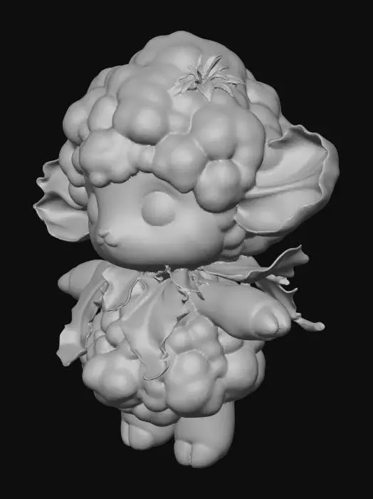 3D model for Cauli the Cloud Sheep