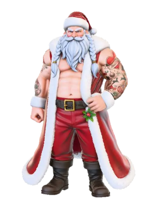 Saint Nicholas (Santa Claus), #Christmas2025# - Santaclaus 3D model, vytvořený pomocí AI