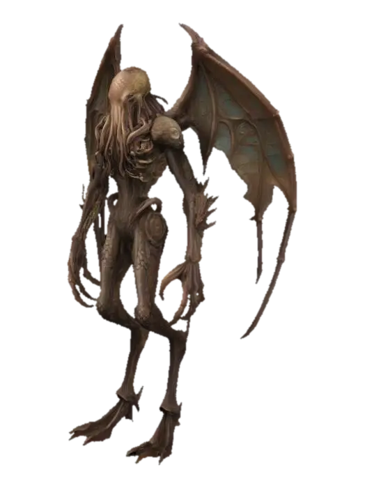 Eldritch Aviator 3D model, vytvořený pomocí AI