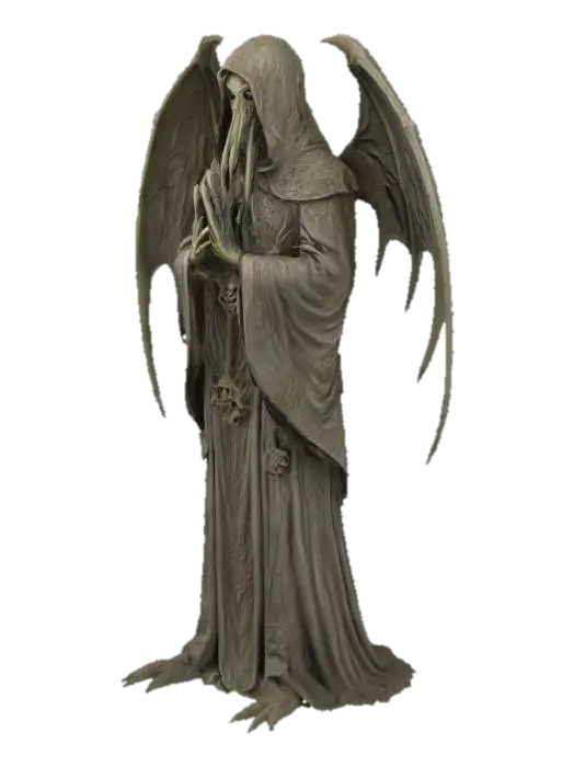 Eldritch Aviator 3D model, vytvořený pomocí AI