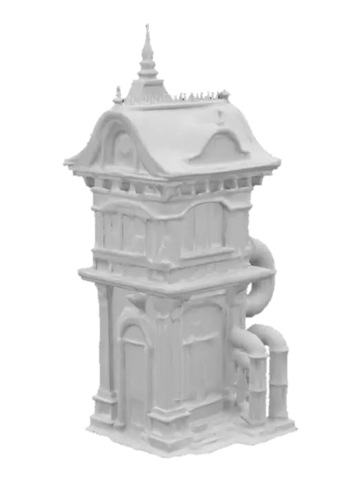 3D model for Steampunk Tower
