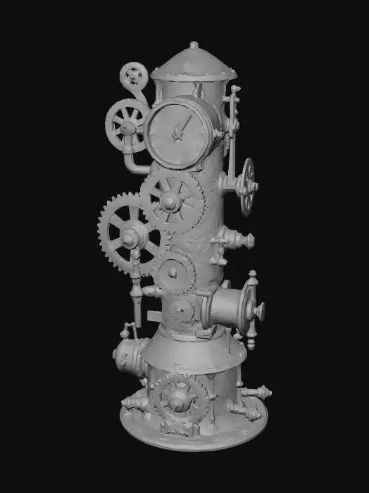 3D model for Steampunk Timekeeper