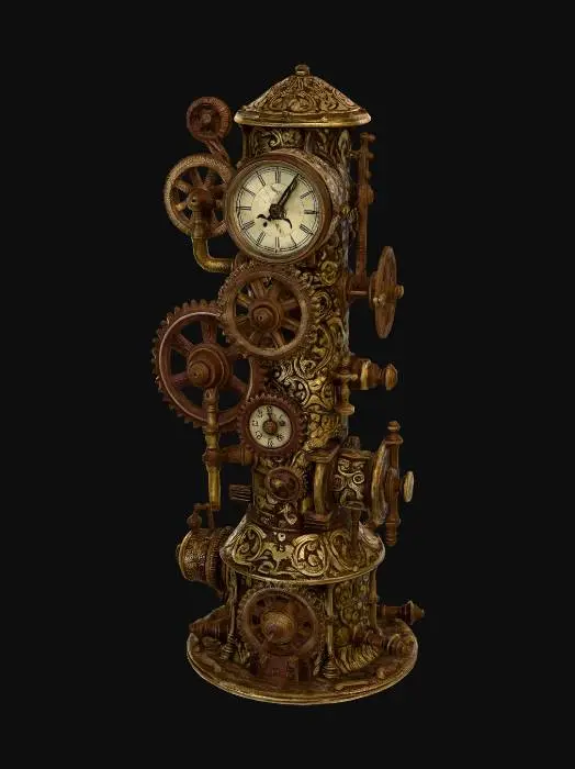 3D model for Steampunk Timekeeper