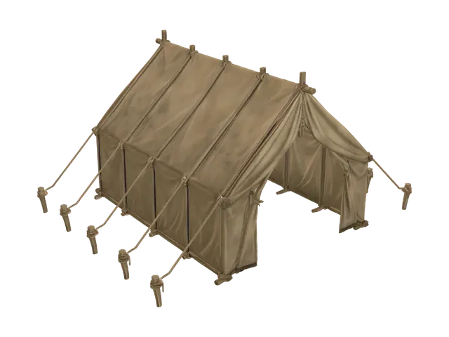 3D model for Medieval Campaign Tent