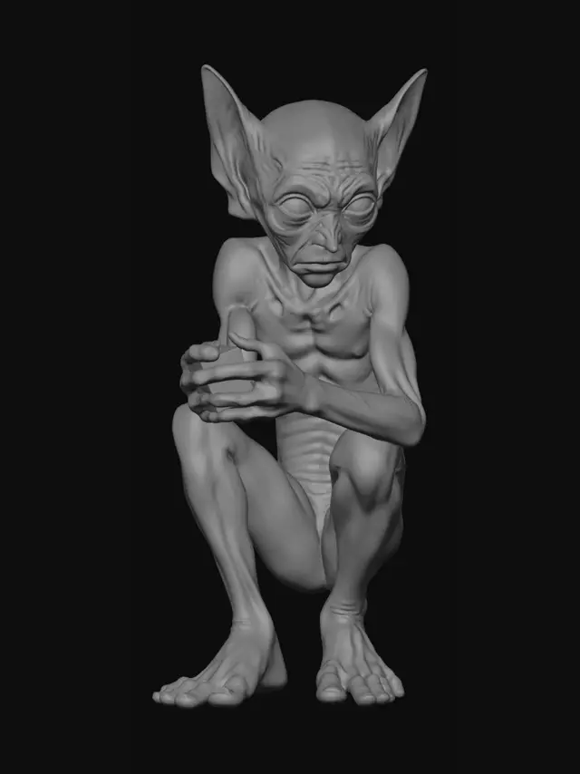 3D model for Gollum jeune