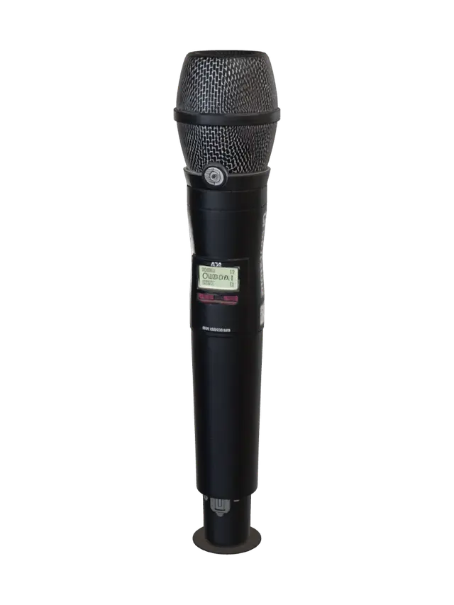 Modello 3D Midnight Wireless Microphone, generato dall’IA