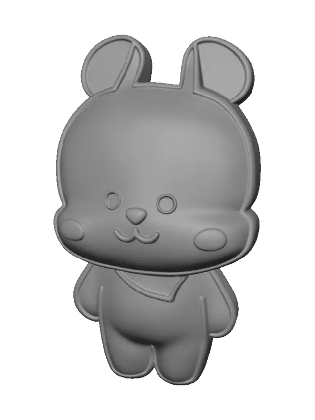 3D model for Lavender Bunny